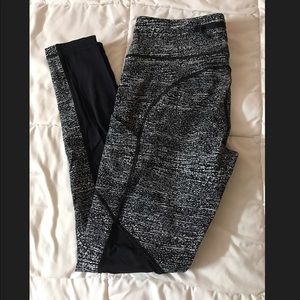 Lululemon Patterned Leggings Size:8
